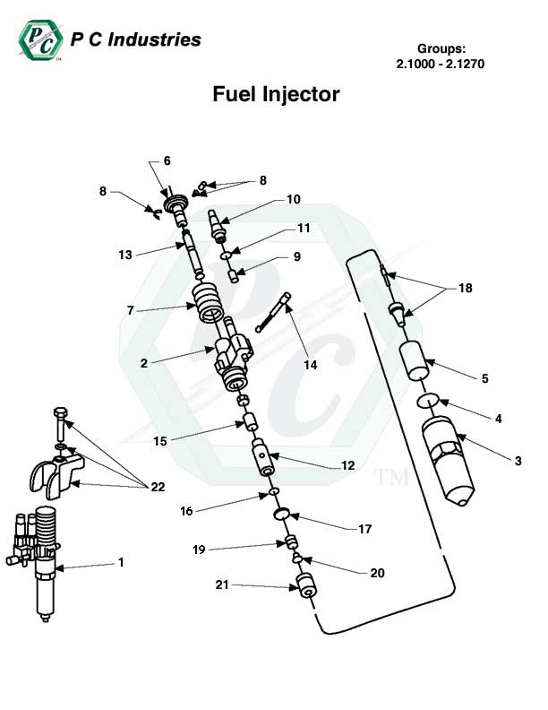 2.1000 - 2.1270 Fuel Injector.jpg - Diagram